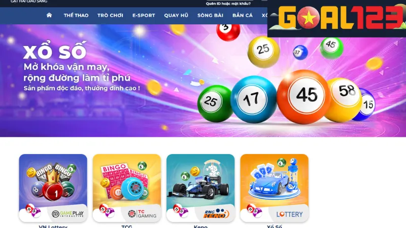 Goal123 - Nhà Cái Uy Tín Nhất Thế Kỷ 21 - Goal123top 4 Xổ số